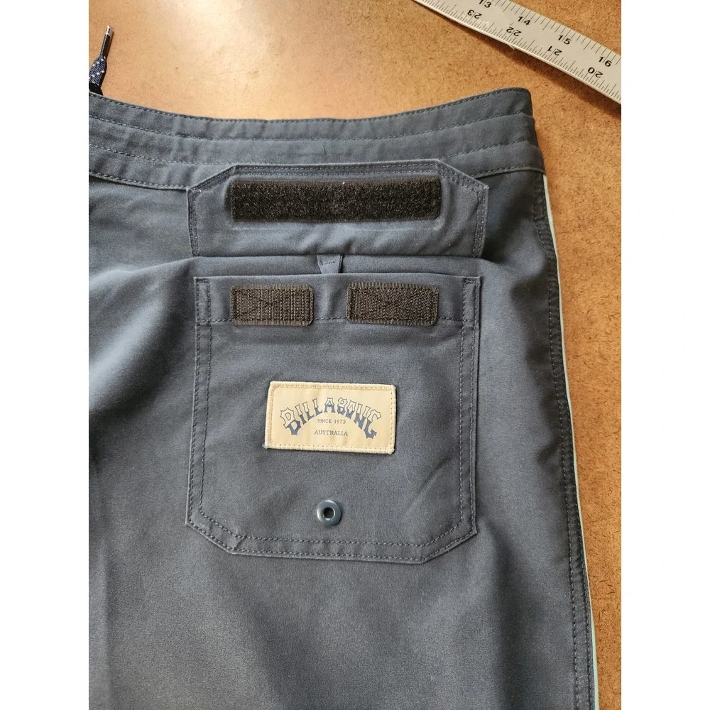 Billabong Men's Board Shorts Dbah Lo Tide Recycler Navy Blue Size 40 Swim Trunks